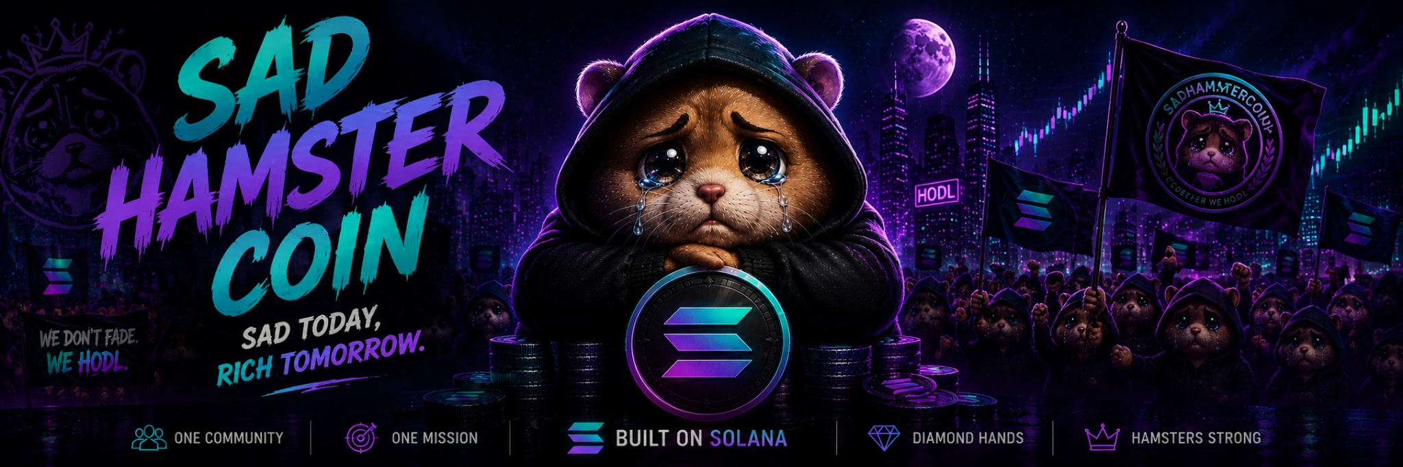 SadHamsterCoin β Sad Today, Rich Tomorrow