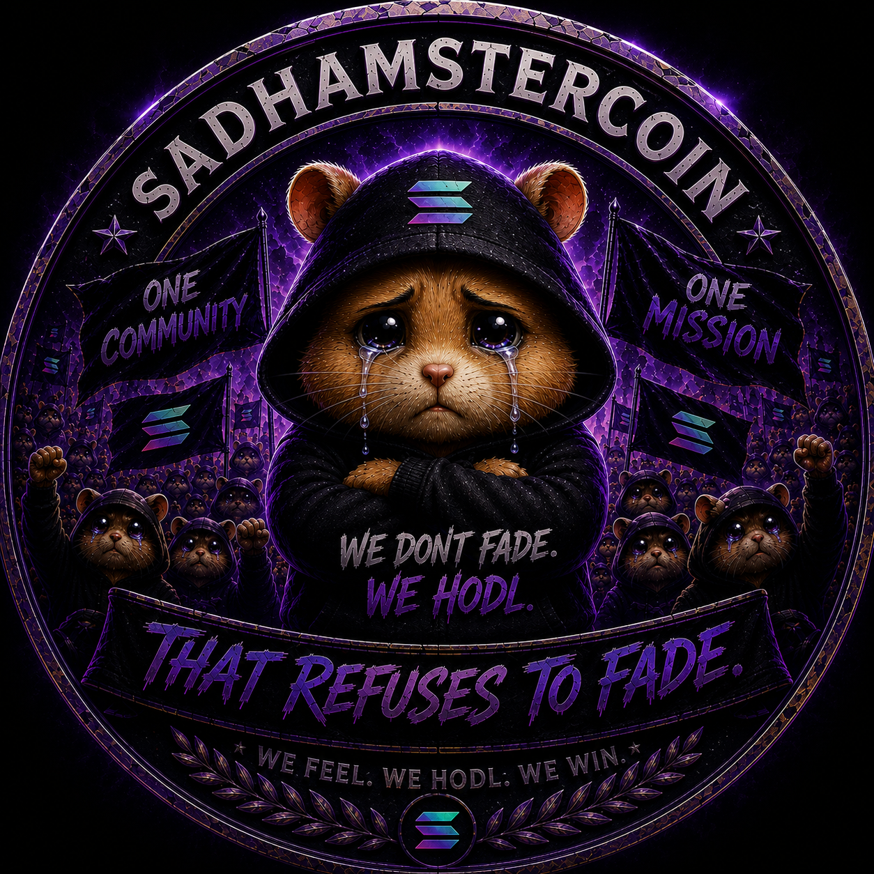 SadHamsterCoin β One Community One Mission